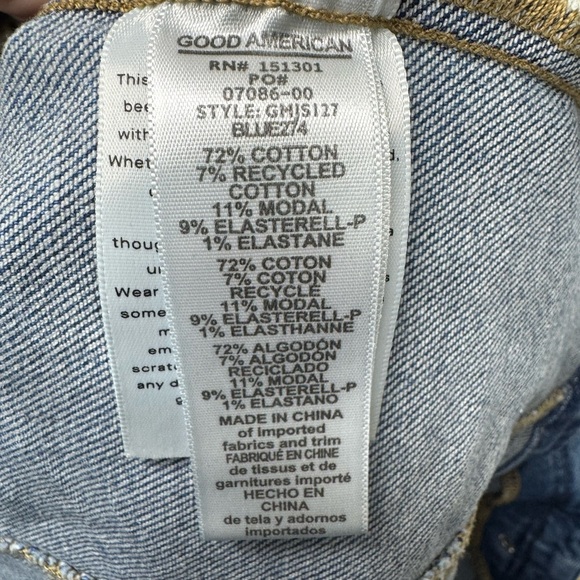 Good American Utility Denim Jumpsuit - Picture 11 of 11